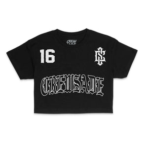 Senders16 Crop Black front